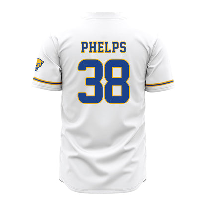 Pittsburgh - NCAA Baseball : Holden Phelps - White Jersey