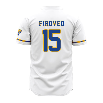 Pittsburgh - NCAA Baseball : Ethan Firoved - White Jersey