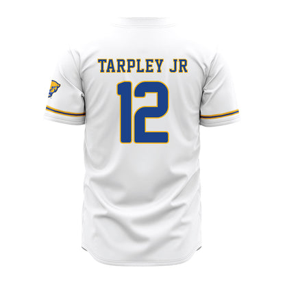 Pittsburgh - NCAA Baseball : Derrick Tarpley Jr - White Jersey