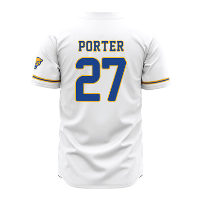 Pittsburgh - NCAA Baseball : Matthew Porter - White Jersey