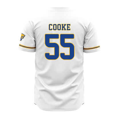 Pittsburgh - NCAA Baseball : Jackson Cooke - White Jersey