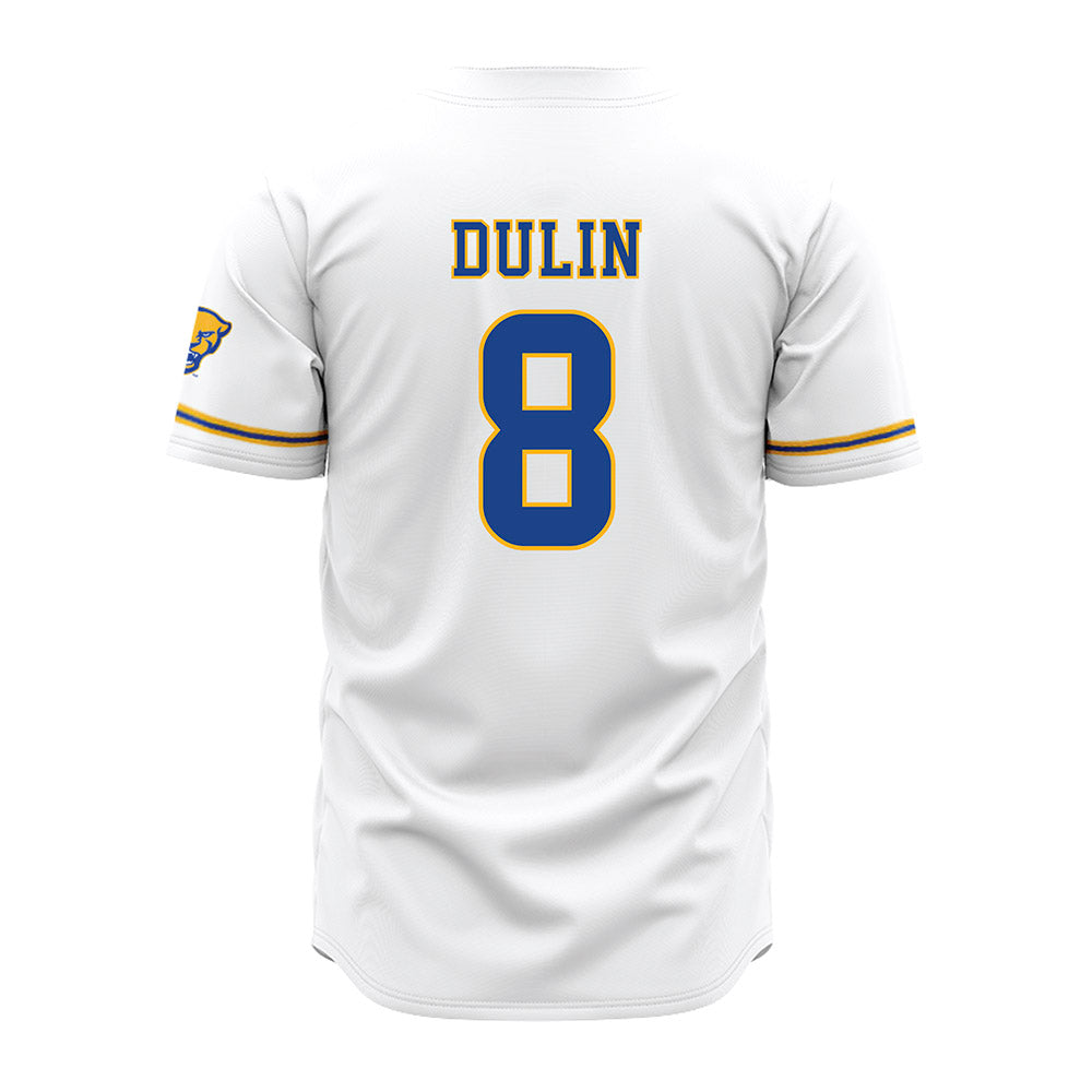 Pittsburgh - NCAA Baseball : Caden Dulin - White Jersey