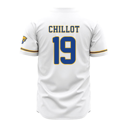 Pittsburgh - NCAA Baseball : Gavin Chillot - White Jersey