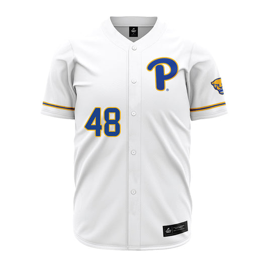 Pittsburgh - NCAA Baseball : Andrew Luczak - White Jersey-0