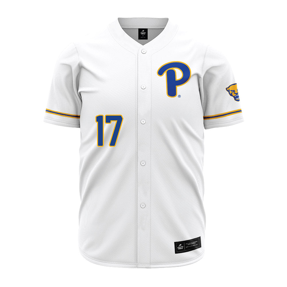 Pittsburgh - NCAA Baseball : Sam Bryan - White Jersey-0
