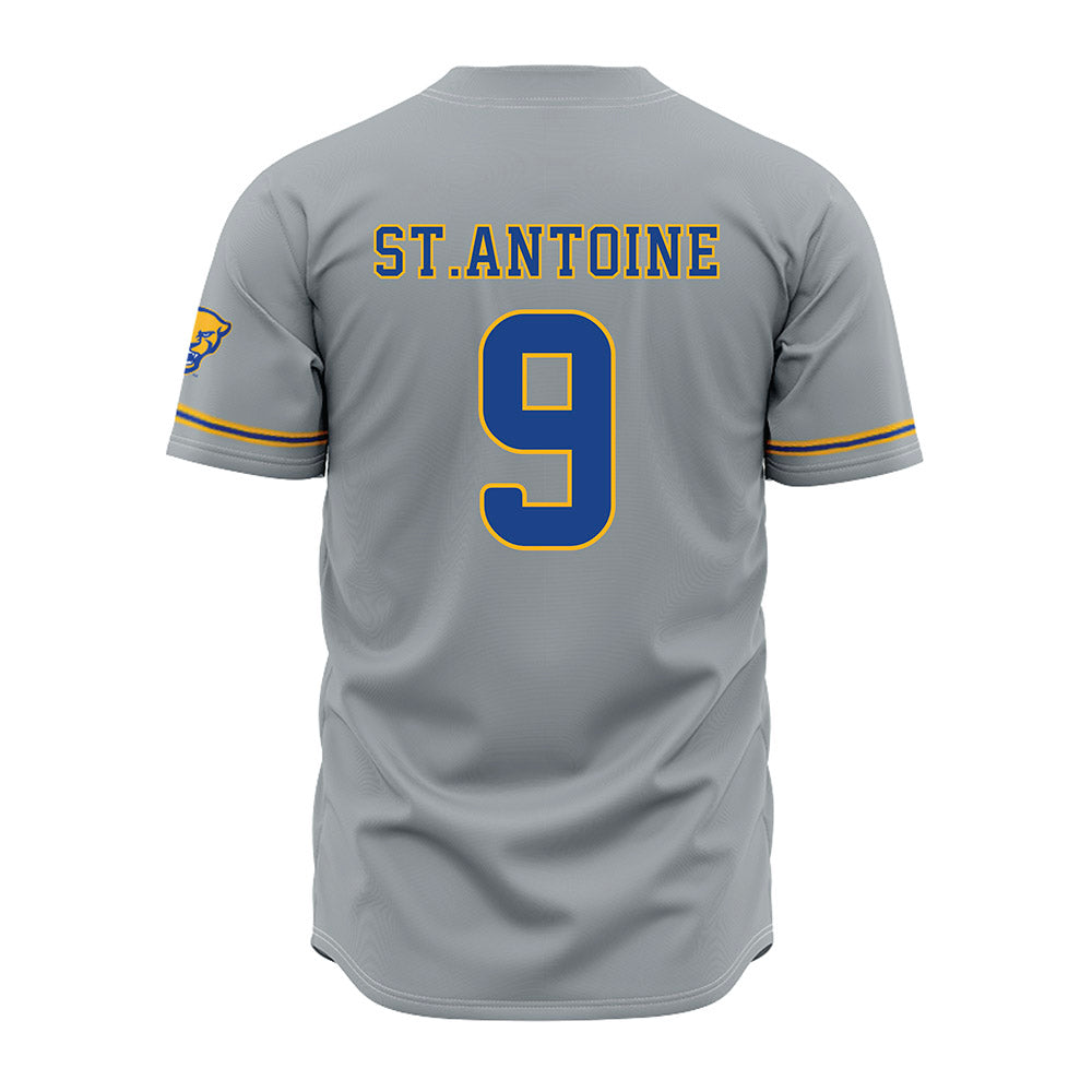 Pittsburgh - NCAA Baseball : Jonah St.antoine - Grey Jersey