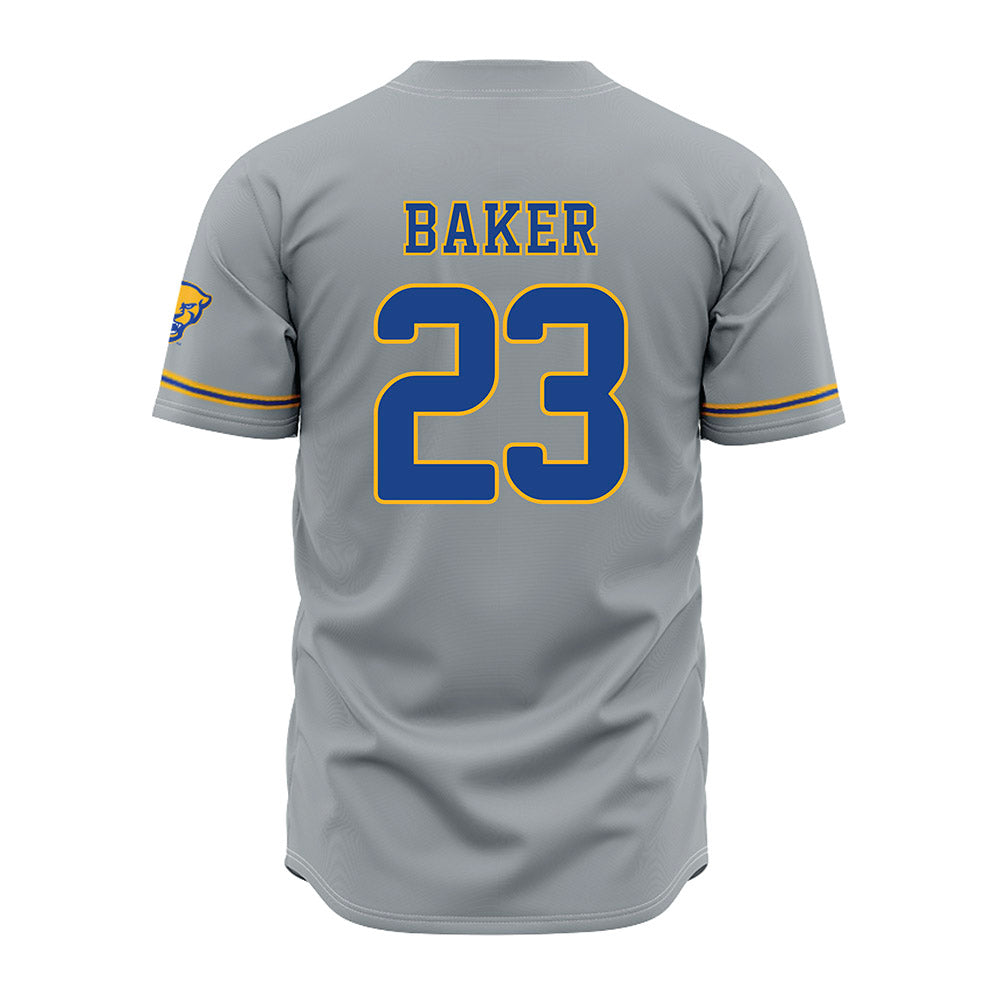 Pittsburgh - NCAA Baseball : Chris Baker - Grey Jersey