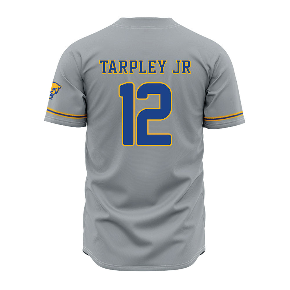 Pittsburgh - NCAA Baseball : Derrick Tarpley Jr - Grey Jersey