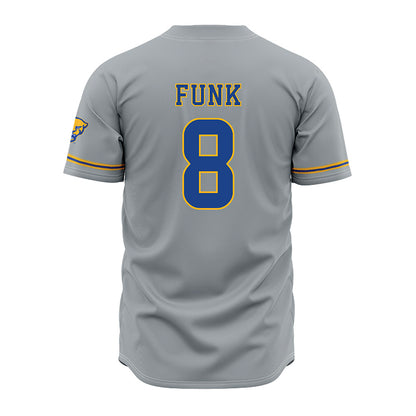 Pittsburgh - NCAA Baseball : CJ Funk - Grey Jersey
