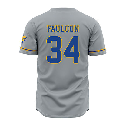 Pittsburgh - NCAA Baseball : Kayden Faulcon - Grey Jersey