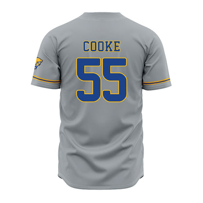 Pittsburgh - NCAA Baseball : Jackson Cooke - Grey Jersey