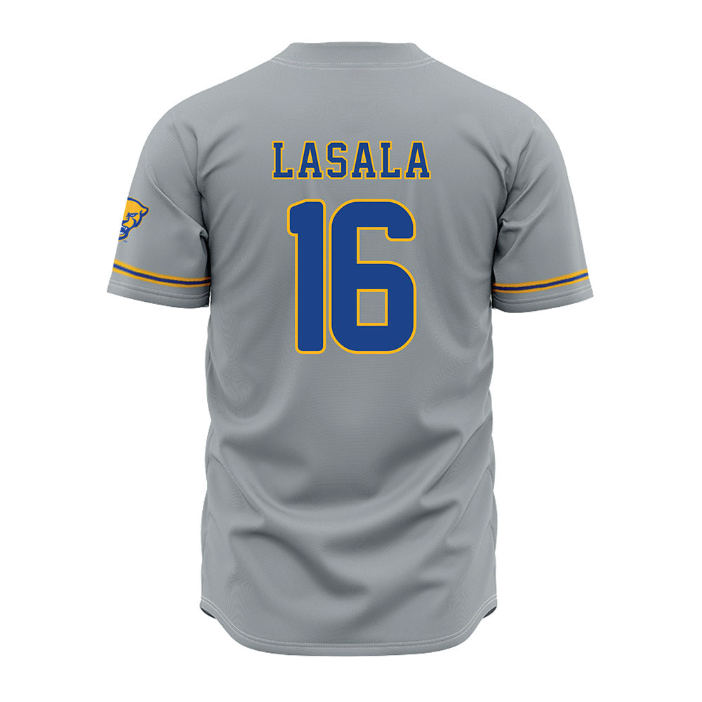 Pittsburgh - NCAA Baseball : Anthony LaSala - Grey Jersey