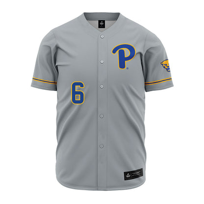 Pittsburgh - NCAA Baseball : Anthony LaSala - Grey Jersey-0