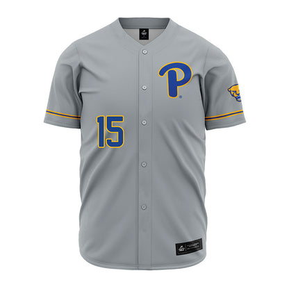 Pittsburgh - NCAA Baseball : Ethan Firoved - Grey Jersey