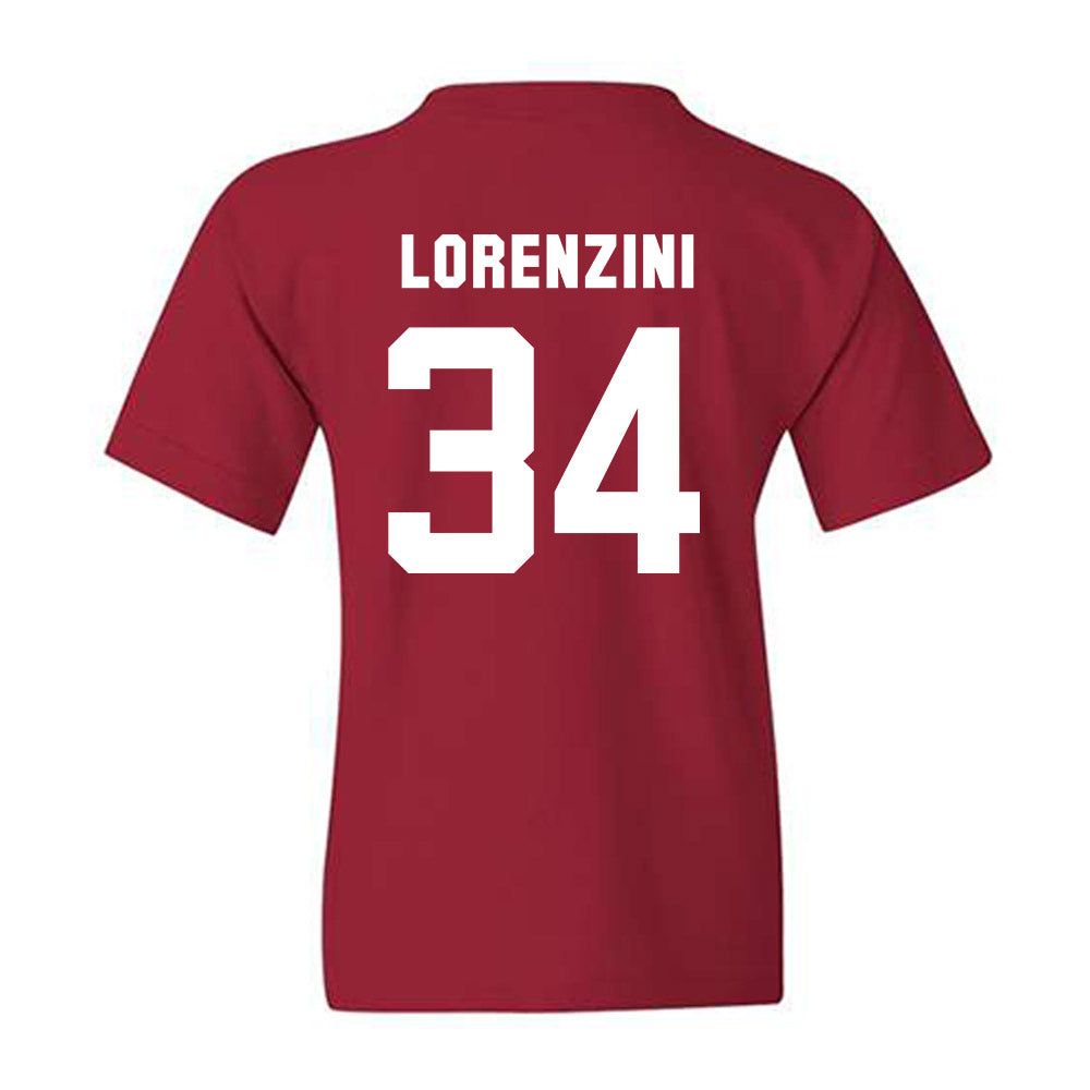 Arkansas - NCAA Baseball : Joey Lorenzini - Classic Shersey Youth T-Shirt-1