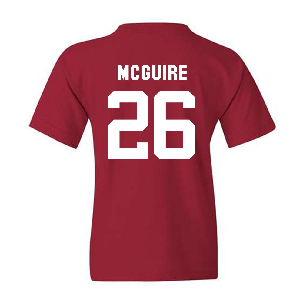 Arkansas - NCAA Baseball : Tate McGuire - Classic Shersey Youth T-Shirt