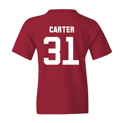 Arkansas - NCAA Baseball : Dylan Carter - Classic Shersey Youth T-Shirt