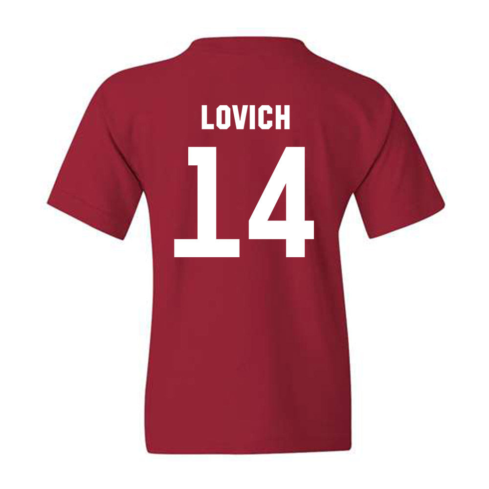 Arkansas - NCAA Baseball : Ross Lovich - Classic Shersey Youth T-Shirt