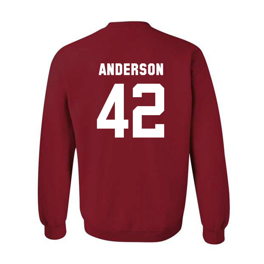 Arkansas - NCAA Baseball : Michael Anderson - Classic Shersey Crewneck Sweatshirt-1