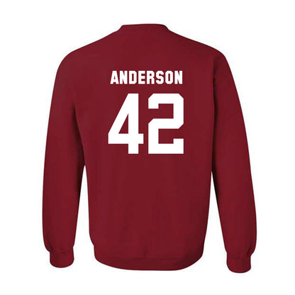 Arkansas - NCAA Baseball : Michael Anderson - Classic Shersey Crewneck Sweatshirt-1
