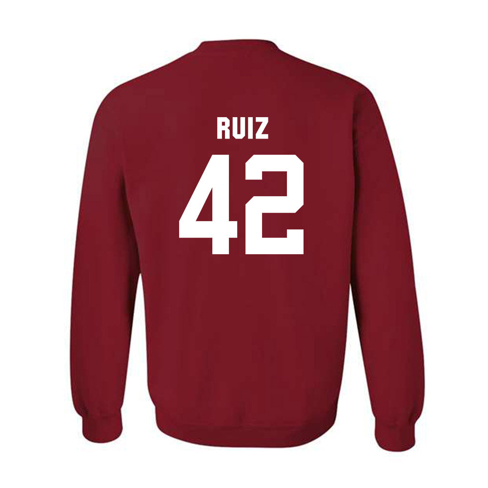 Arkansas - NCAA Baseball : Damian Ruiz - Classic Shersey Crewneck Sweatshirt-1