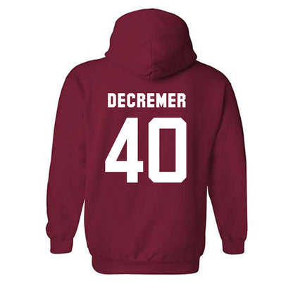 Arkansas - NCAA Baseball : James DeCremer - Classic Shersey Hooded Sweatshirt-1