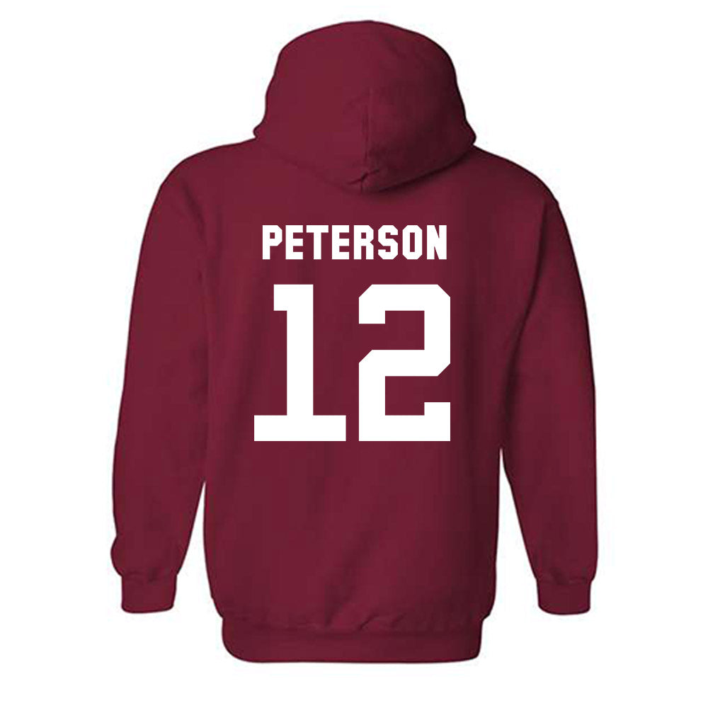 Arkansas - NCAA Baseball : Elliott Peterson - Classic Shersey Hooded Sweatshirt-1