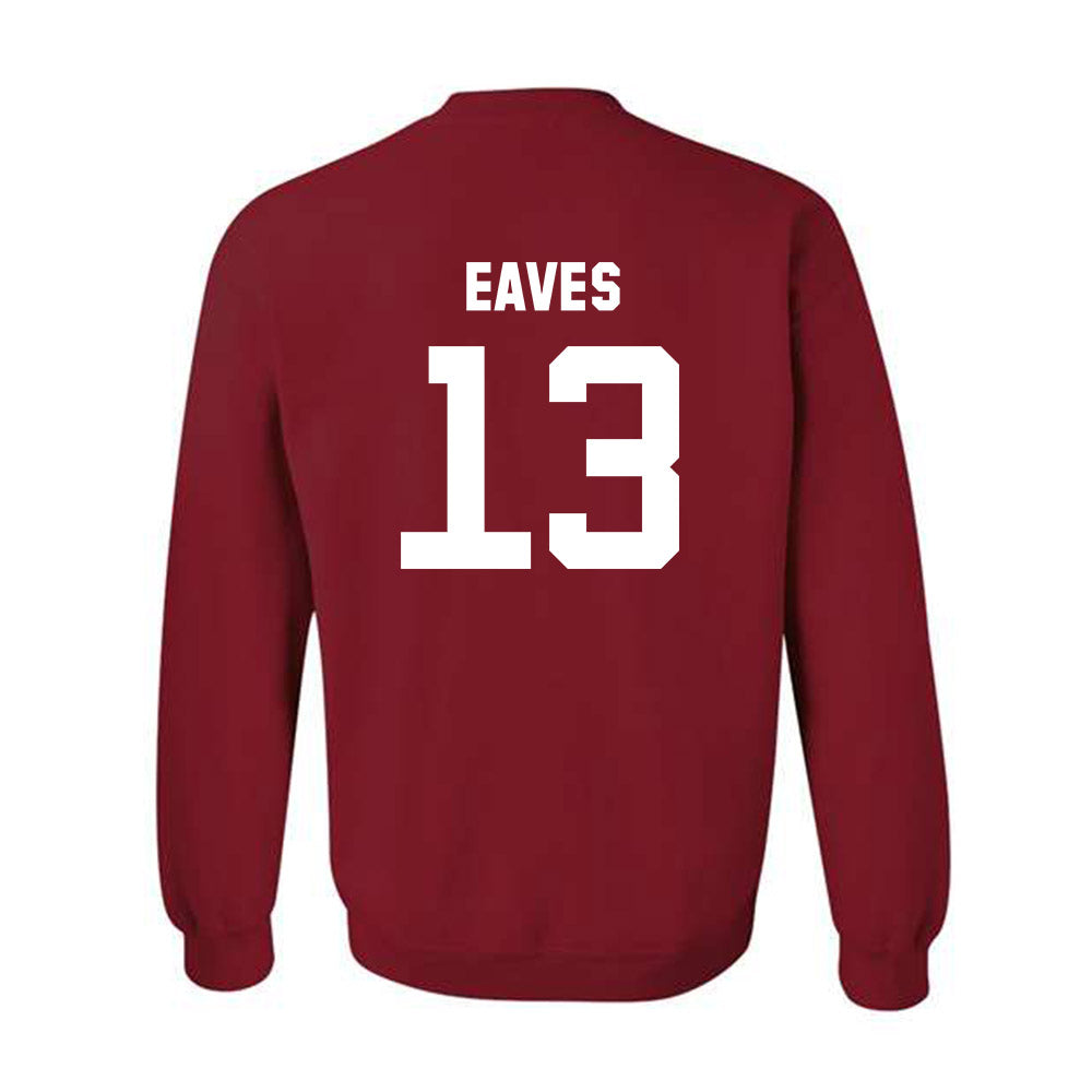 Arkansas - NCAA Baseball : Steele Eaves - Classic Shersey Crewneck Sweatshirt-1