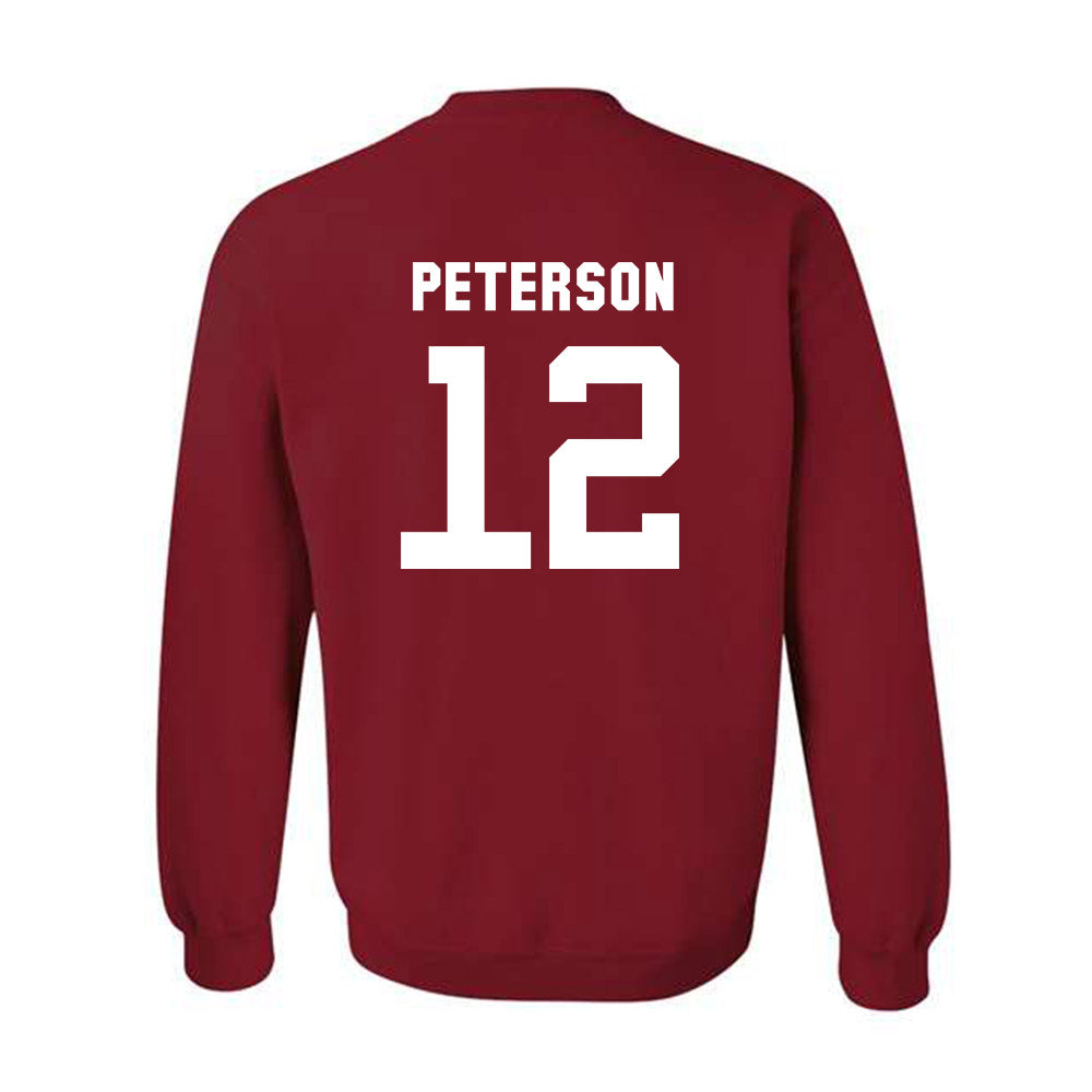 Arkansas - NCAA Baseball : Elliott Peterson - Classic Shersey Crewneck Sweatshirt-1