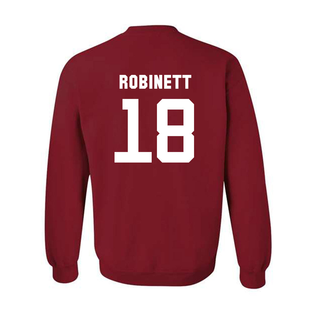 Arkansas - NCAA Baseball : Reese Robinett - Classic Shersey Crewneck Sweatshirt