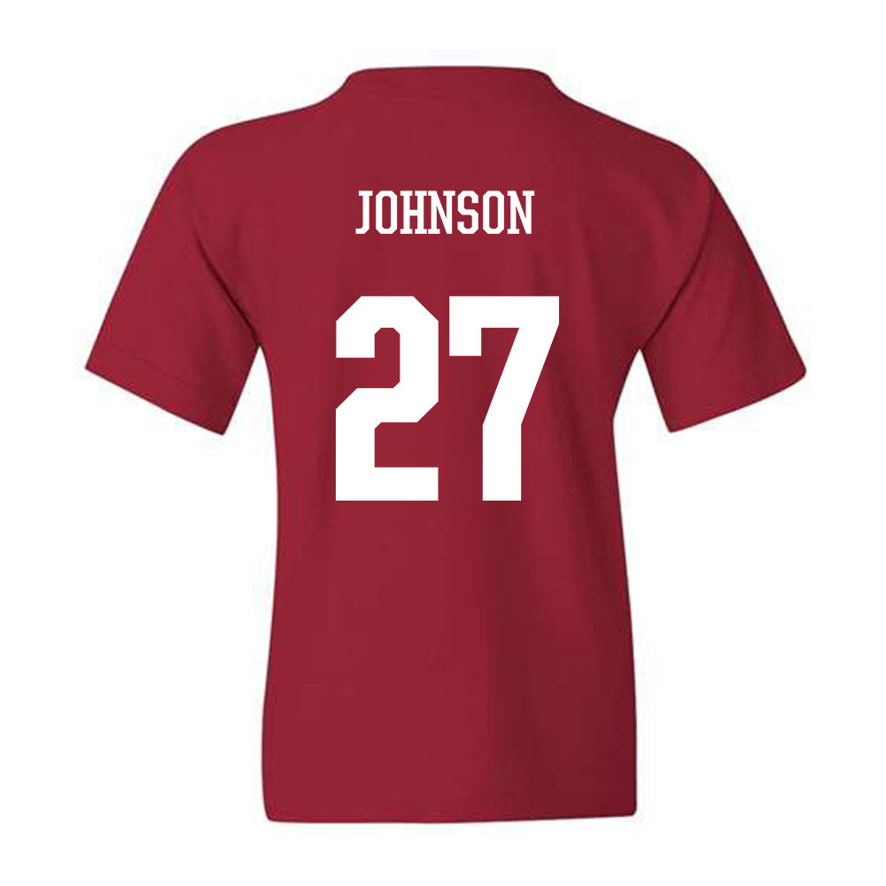 Arkansas - NCAA Football : Ahkhari Johnson - Youth T-Shirt