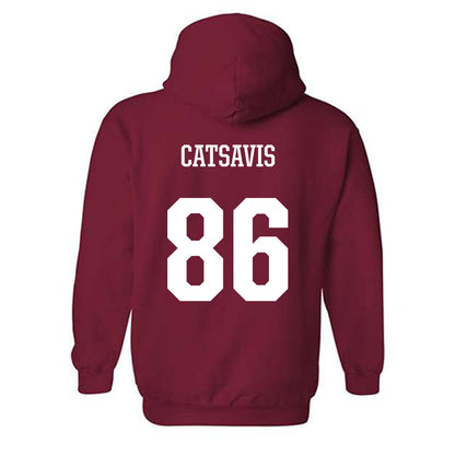 Arkansas - NCAA Football : Walker Catsavis - Hooded Sweatshirt Classic Shersey