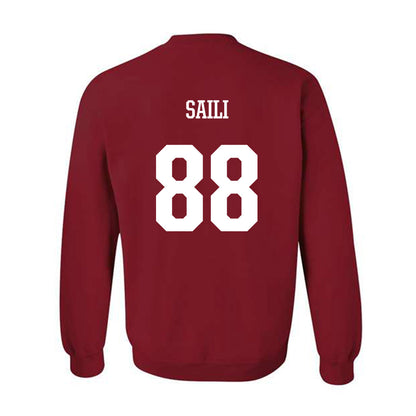 Arkansas - NCAA Football : Danny Saili - Crewneck Sweatshirt-1