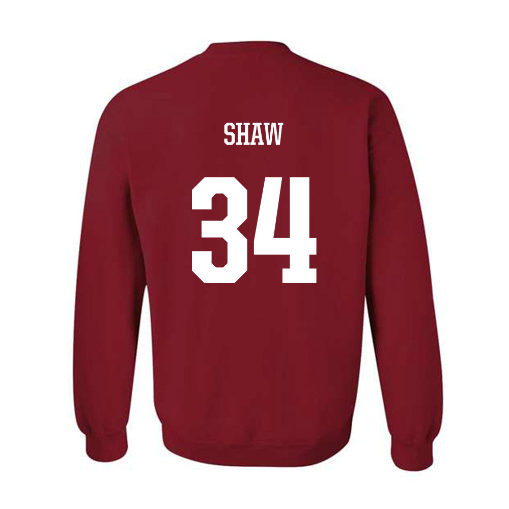 Arkansas - NCAA Football : Jabrae Shaw - Crewneck Sweatshirt-1