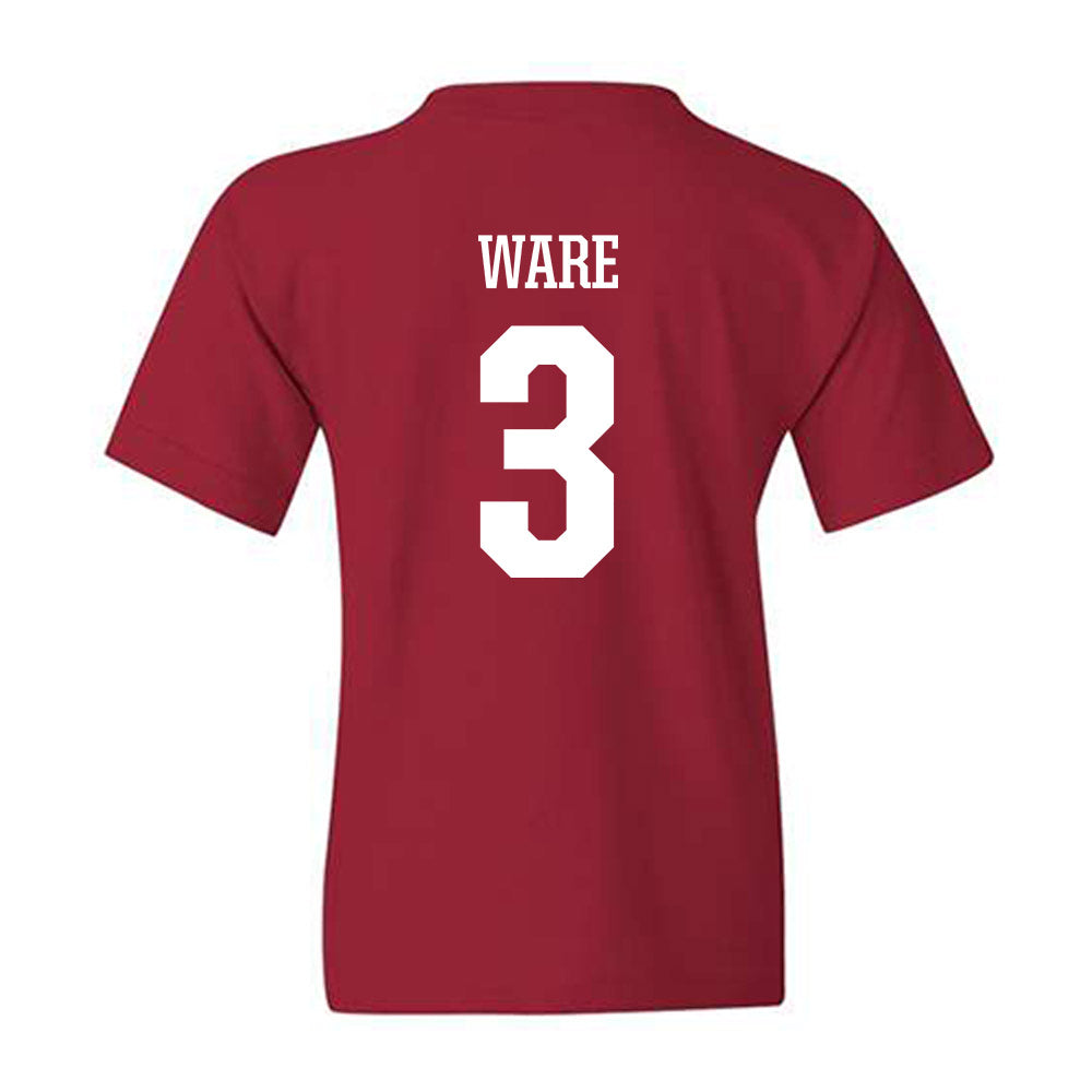 Arkansas - NCAA Women's Basketball : Harmonie Ware - Classic Shersey Youth T-Shirt-1
