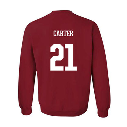 Arkansas - NCAA Softball : Ava Carter - Classic Shersey Crewneck Sweatshirt-1