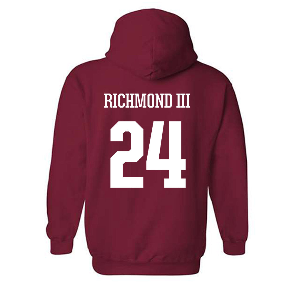 Arkansas - NCAA Men's Basketball : Billy Richmond III - Classic Shersey Hooded Sweatshirt-1