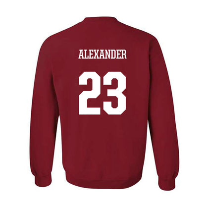 Arkansas - NCAA Women's Volleyball : Aleki Alexander - Classic Shersey Crewneck Sweatshirt