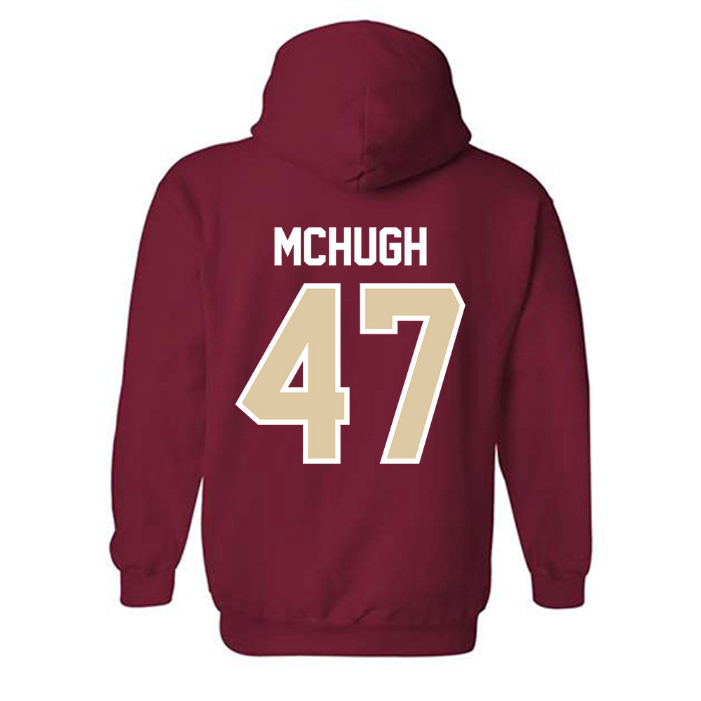 Boston College - NCAA Baseball : Nate Mchugh - Hooded Sweatshirt Classic Shersey