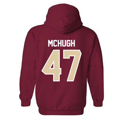 Boston College - NCAA Baseball : Nate Mchugh - Hooded Sweatshirt Classic Shersey