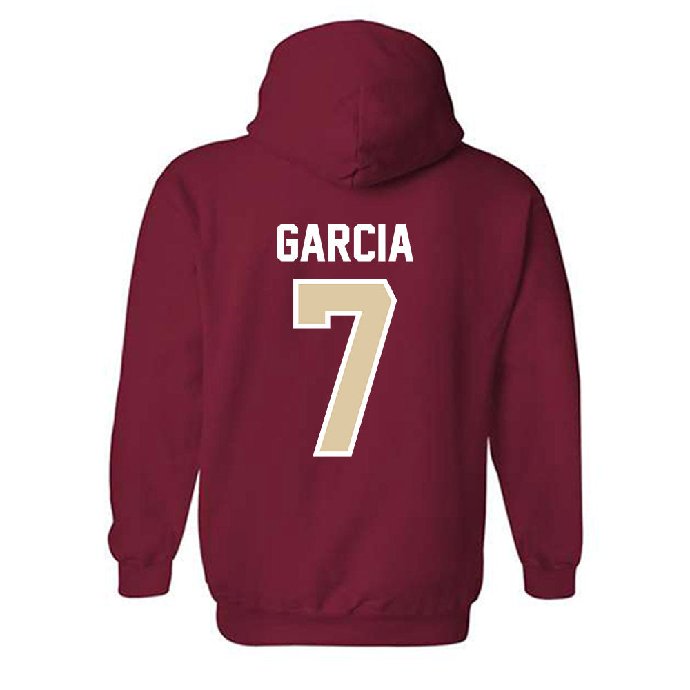 Boston College - NCAA Baseball : Esteban Garcia - Hooded Sweatshirt Classic Shersey-1