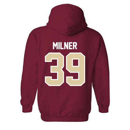 Boston College - NCAA Baseball : Beck Milner - Hooded Sweatshirt Classic Shersey