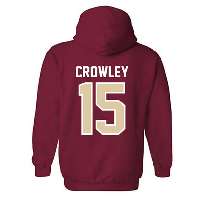 Boston College - NCAA Baseball : Aidan Crowley - Hooded Sweatshirt Classic Shersey