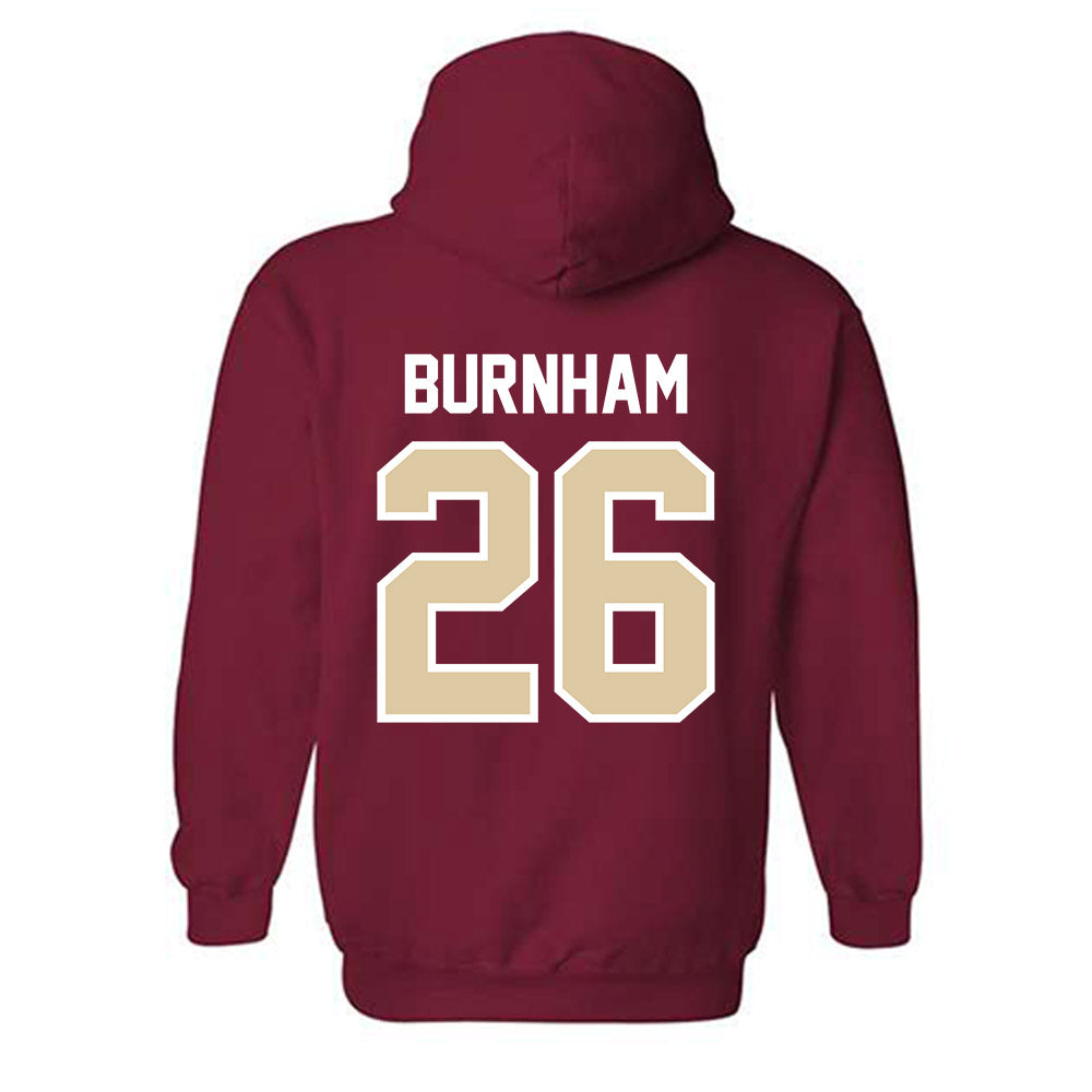 Boston College - NCAA Baseball : Jacob Burnham - Hooded Sweatshirt Classic Shersey