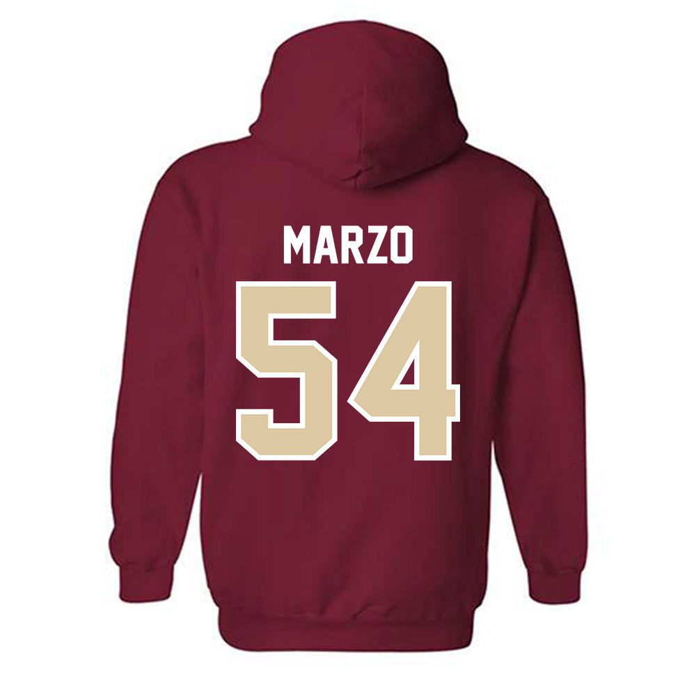 Boston College - NCAA Baseball : Ethan Marzo - Hooded Sweatshirt Classic Shersey-1