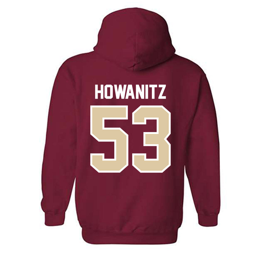 Boston College - NCAA Baseball : Dylan Howanitz - Hooded Sweatshirt Classic Shersey