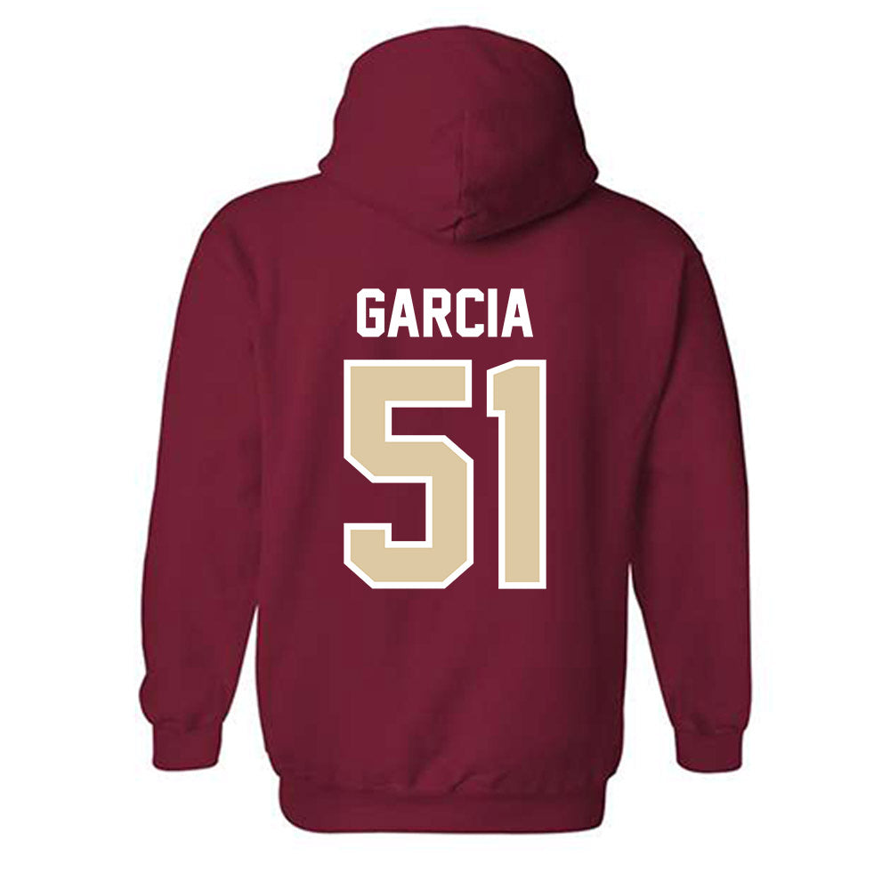 Boston College - NCAA Baseball : Esteban Garcia - Hooded Sweatshirt Classic Shersey