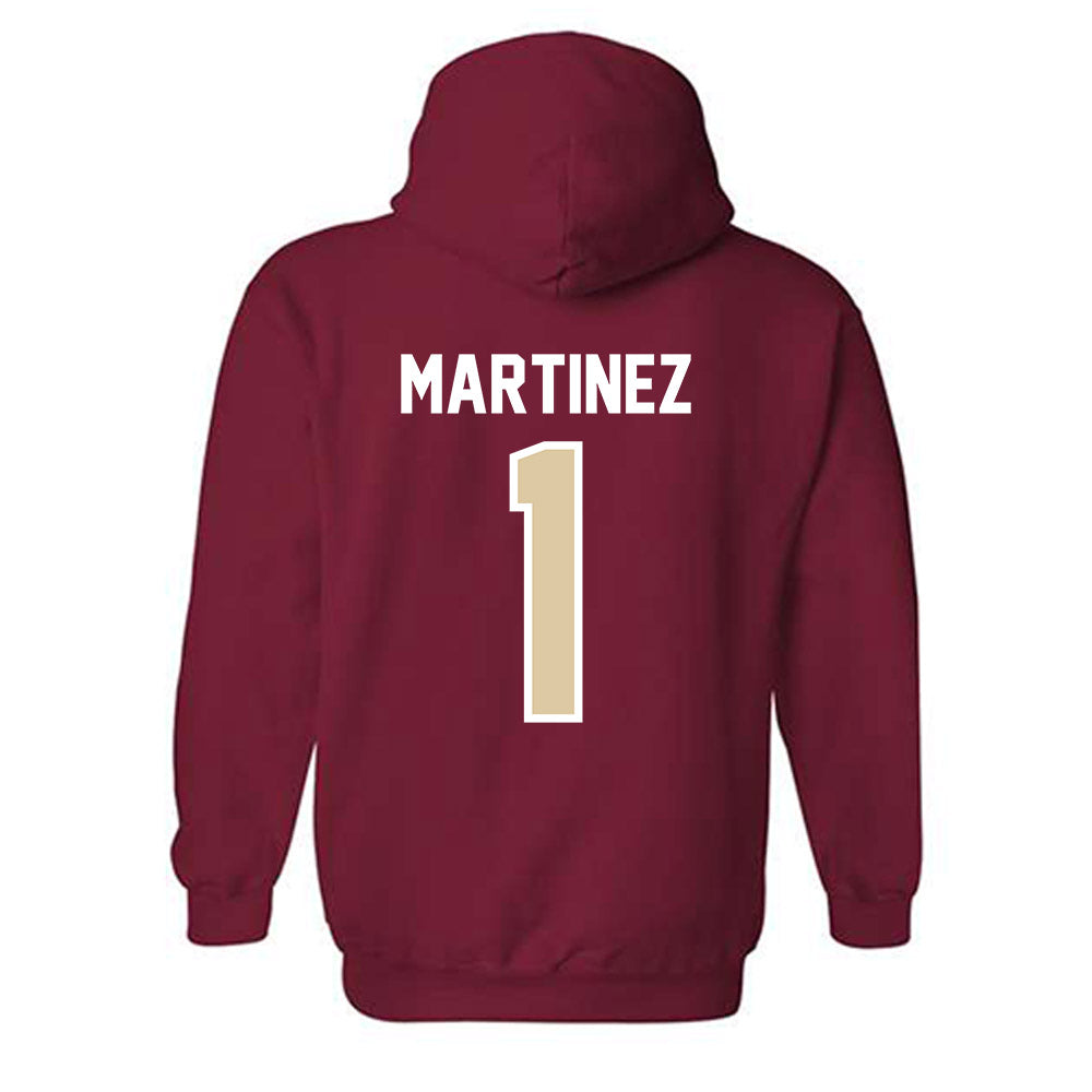 Boston College - NCAA Baseball : Sean Martinez - Hooded Sweatshirt Classic Shersey-1