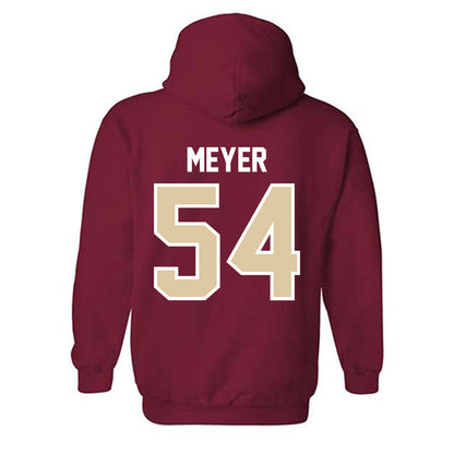 Boston College - NCAA Baseball : Karl Meyer - Hooded Sweatshirt Classic Shersey