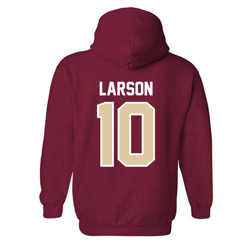 Boston College - NCAA Baseball : Colin Larson - Hooded Sweatshirt Classic Shersey